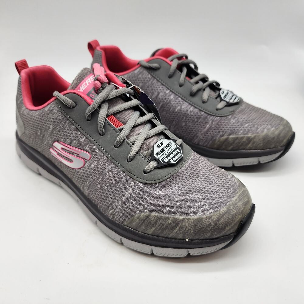 Skechers Comfort Flex SC HR Slip Resistant Healthcare Nursing Shoes Size 10‎ NEW